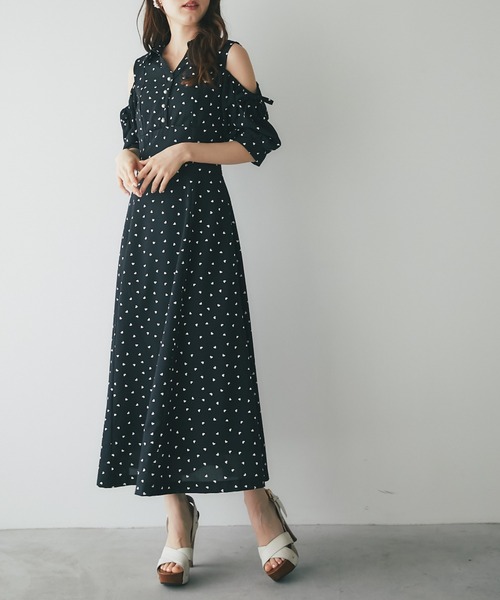 「tocco closet」 半袖ワンピース M ブラック レディース_画像8
