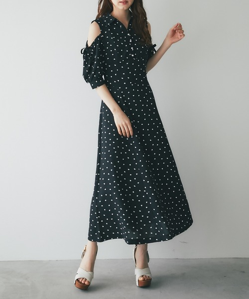 「tocco closet」 半袖ワンピース M ブラック レディース_画像9