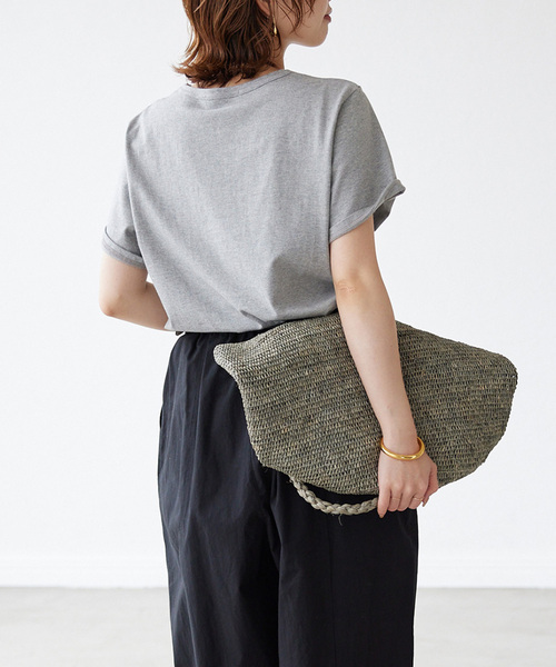 「MADE IN MADA」 かごバッグ FREE チャコールグレー レディース_画像4