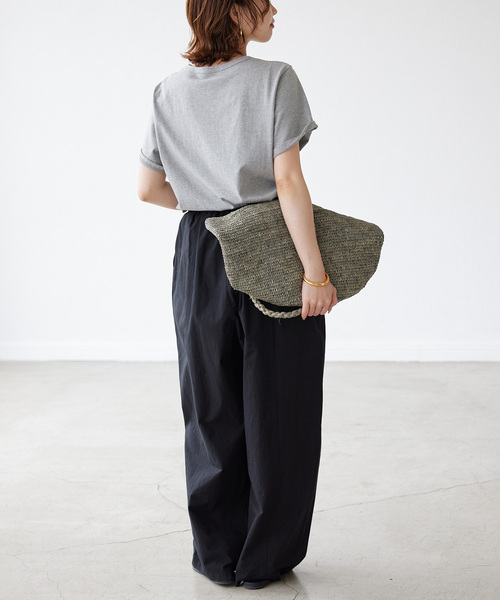「MADE IN MADA」 かごバッグ FREE チャコールグレー レディース_画像5