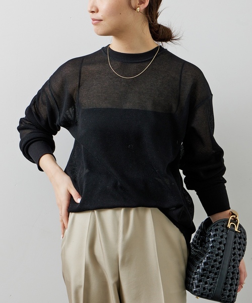 「Deuxieme Classe」 長袖カットソー FREE ホワイト レディース_画像7