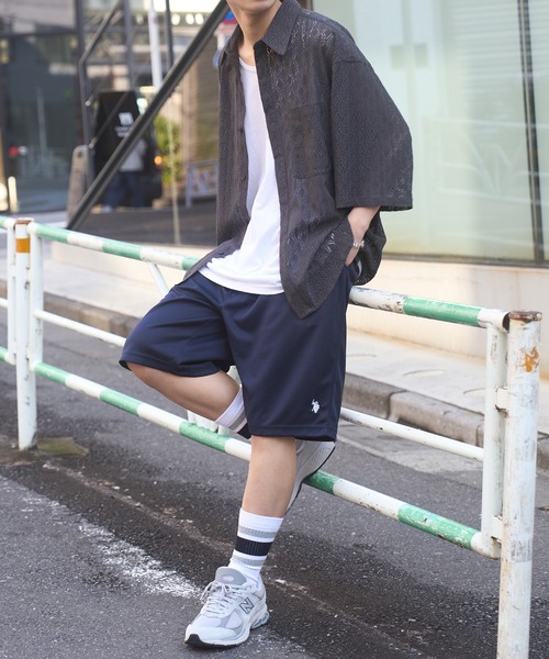 「U.S. POLO ASSN.」 ショートパンツ M ブラック メンズ_画像7