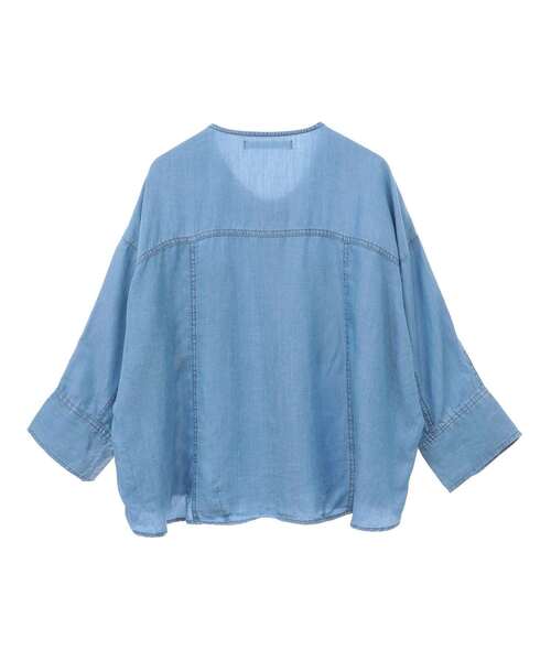 「MELROSE claire」 長袖ブラウス FREE オフホワイト レディース_画像2