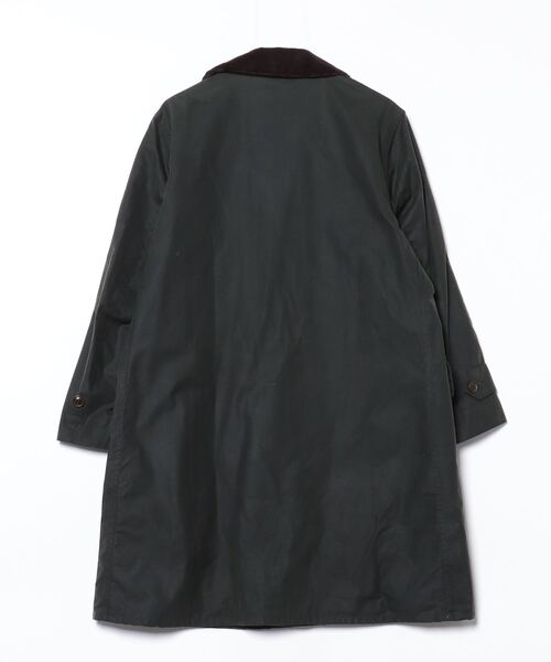 「Barbour」 ステンカラーコート 36 セージグリーン メンズ_画像2