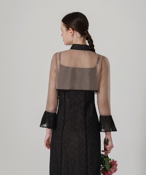 「Leja」 コンビワンピース SMALL グレー レディースの画像
