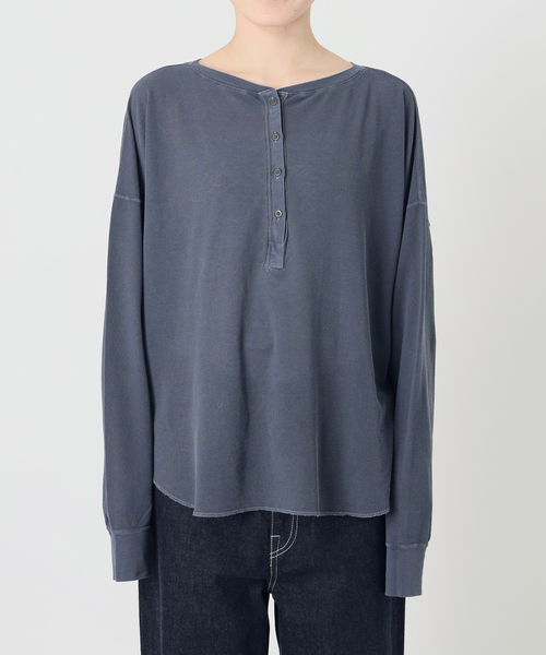 FRAMeWORK（フレームワーク） tシャツ 「追加」サーフニットヘンリー