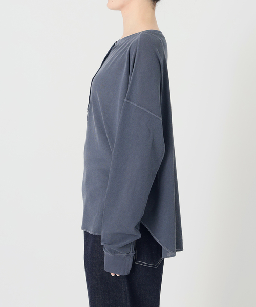 FRAMeWORK（フレームワーク） tシャツ 「追加」サーフニットヘンリー