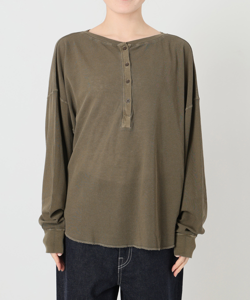 FRAMeWORK（フレームワーク） tシャツ 「追加」サーフニットヘンリー