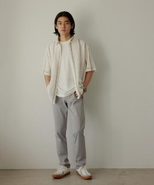 THE SHOP TK シャツ 半袖 「2点セット」クラフトレース 半袖シャツ＋