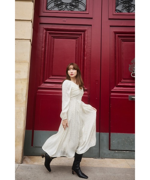 Her lip to 長袖ドレスワンピース    レディース M Her lip to 長袖ワンピース M ブラック レディース : ZOZOTOWN Yahoo