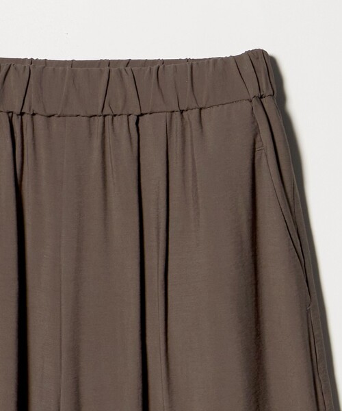 パンツ 「size SHORTあり」「WEB限定」「at ease」ドロスト ワイド パンツ レディースの画像