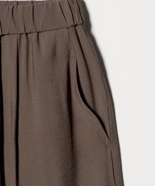 パンツ 「size SHORTあり」「WEB限定」「at ease」ドロスト ワイド パンツ レディースの画像