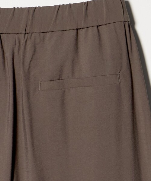 パンツ 「size SHORTあり」「WEB限定」「at ease」ドロスト ワイド パンツ レディースの画像