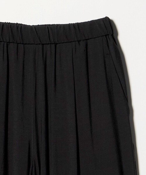 パンツ 「size SHORTあり」「WEB限定」「at ease」ドロスト ワイド パンツ レディースの画像