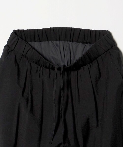 パンツ 「size SHORTあり」「WEB限定」「at ease」ドロスト ワイド パンツ レディースの画像