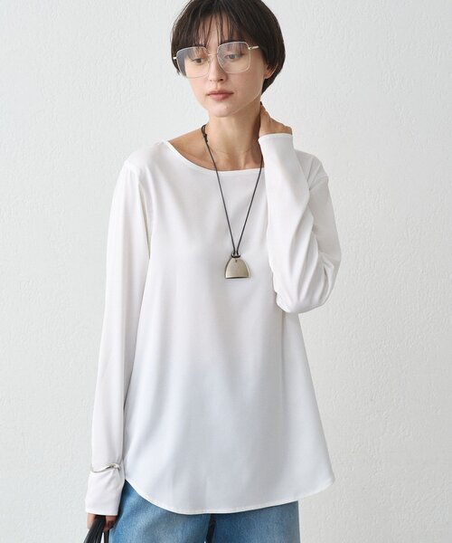 「LOUNGEDRESS」 長袖シャツ FREE オフホワイト レディースの画像