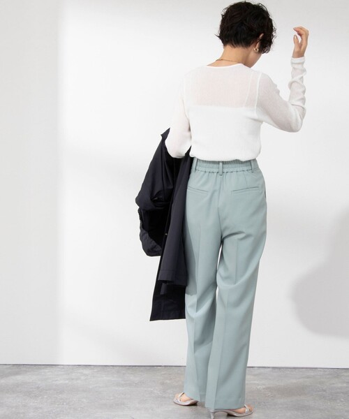 「NOLLEY'S」 パンツ 38 ミント レディース_画像2