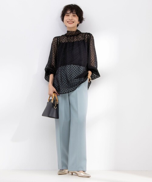 「NOLLEY'S」 パンツ 38 ミント レディース_画像4