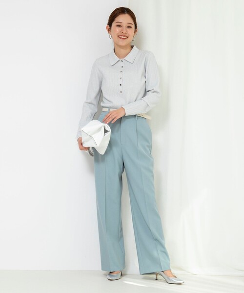 「NOLLEY'S」 パンツ 38 ミント レディース_画像8