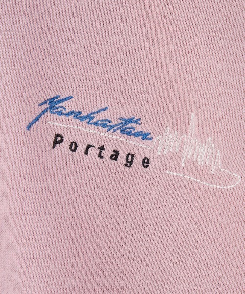 「Manhattan Portage」 プルオーバーパーカー L ピンク レディース_画像4