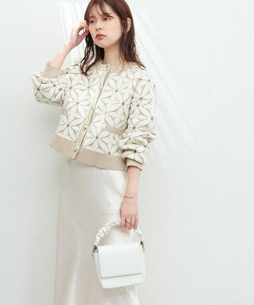 「natural couture」 ニットカーディガン FREE ブラック レディース_画像3