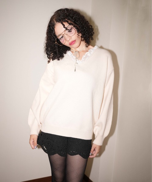 IMARI パンツ 「 IMARI / イマリ 」 かぎ編み ボヘミアン ショート