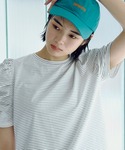 tシャツ 半袖 「daily CLIP」ボーダ...の詳細画像1