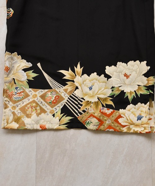 ブラウス シャツ 着物リメイク maison utatane シャツ/ブラウス 扇影の華 レディース メンズの画像