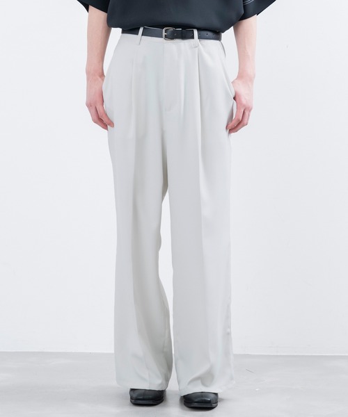 「JUNRED」 スラックス M ブラック メンズ_画像6