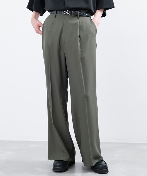「JUNRED」 スラックス M ブラック メンズ_画像9
