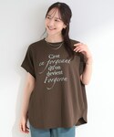tシャツ 半袖 「洗濯機可/体型カバー」ゆるさ...の詳細画像1