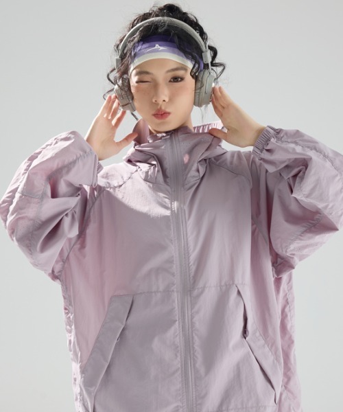 Aelina コート アウター UV対策フード付き薄手アウター レディース