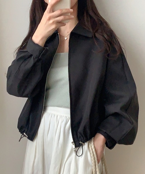 「LAUIR」 ブルゾン MEDIUM ブラック レディース_画像2