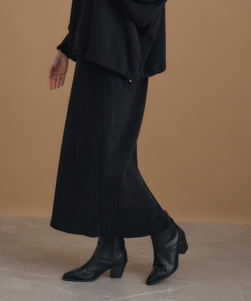「KATHARINE ROSS」 タイトスカート MEDIUM チャコールグレー レディース_画像3