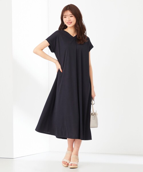 「ANY SIS」 半袖ワンピース 3 ピンク レディース_画像4