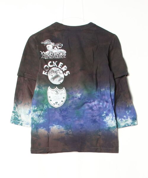 「FranCisT_MOR.K.S.」 7分袖Tシャツ 1 グレー メンズ_画像2
