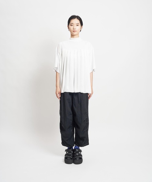 「gomme」 半袖カットソー MEDIUM ブラック レディース_画像8