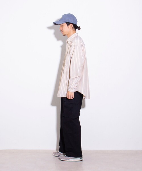 「GLOSTER」 長袖シャツ L ブルー系その他 メンズ_画像2