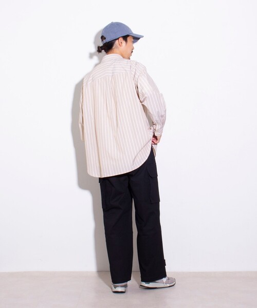 「GLOSTER」 長袖シャツ L ブルー系その他 メンズ_画像3