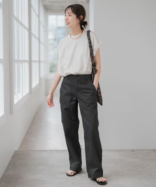 「Spick & Span」 チノパンツ 34 ベージュ レディース_画像5