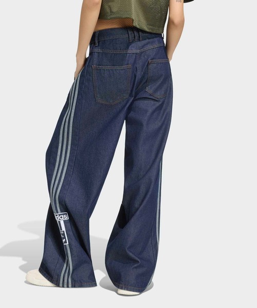 adidas（アディダス） ワイドパンツ ジーンズ デニム デニムパンツ