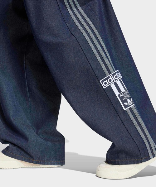 adidas（アディダス） ワイドパンツ ジーンズ デニム デニムパンツ