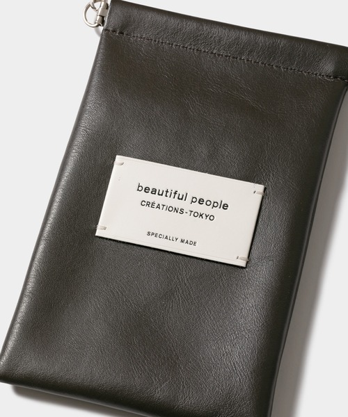 「beautiful people」 ショルダーバッグ FREE グレイッシュベージュ レディース_画像5