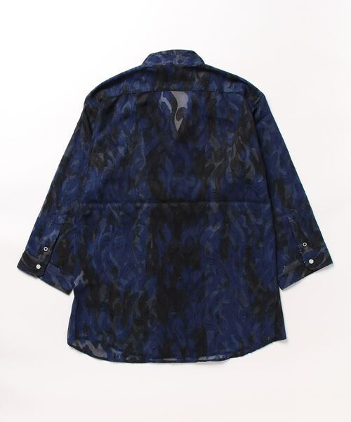 「HIDEAWAYS NICOLE」 長袖シャツ LARGE ブルー メンズ_画像2