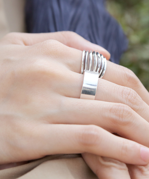 YArKA 指輪 リング 「YArKA/ヤーカ」silver925 7mm plane ring 「pwo