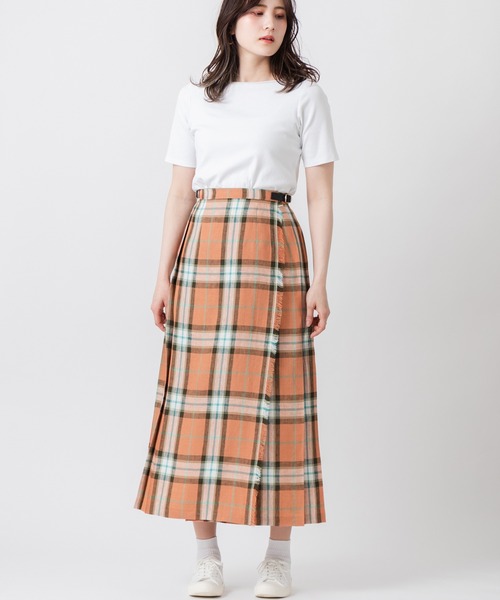 O'NEIL of DUBLIN リネン　キルトスカート 15％OFF】O'neil of Dublin リネンキルトスカート アヴォンフ
