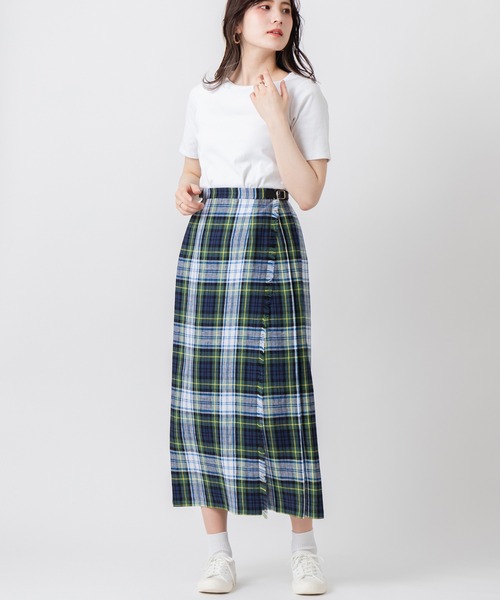 ⭐︎最終お値下げです O'NEIL OF DUBLIN リネン90㎝　size10 O'NEIL of DUBLIN スカート O'Neil Dublin リネン100% キルト