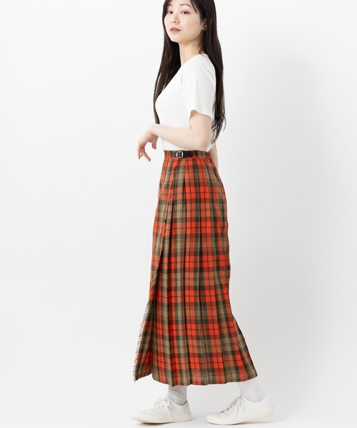 美品✨O'NEIL of DUBLIN リネンキルトマキシスカート F O'NEIL of DUBLIN スカート O'Neil Dublin リネン100% キルト