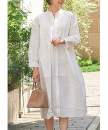 Sakka ワンピース ピンタックシャツワンピース : ZOZOTOWN Yahoo!店