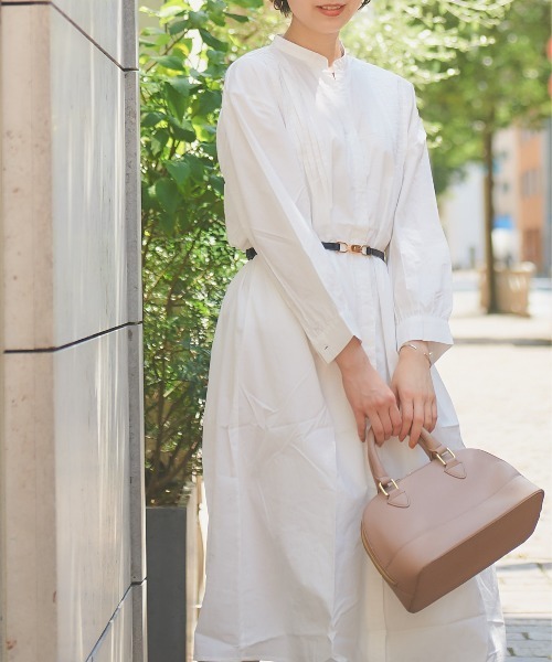 Sakka ワンピース ピンタックシャツワンピース : ZOZOTOWN Yahoo!店